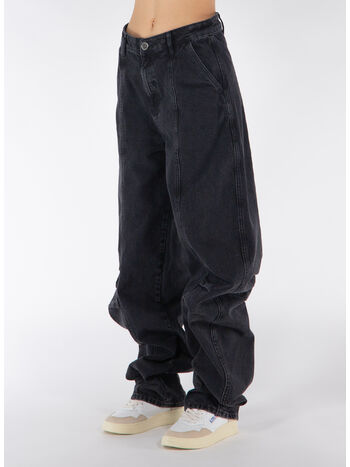 PANTALONE CARGO WASHED DENIM, , small