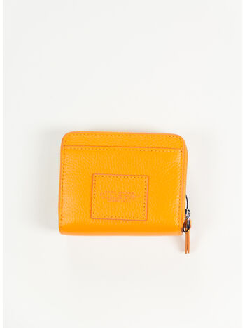 PORTAFOGLIO THE LEATHER MINI COMPACT, 818 TANGERINE, small