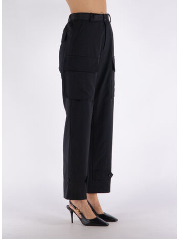PANTALONE SUITING, 001 BLACK, small