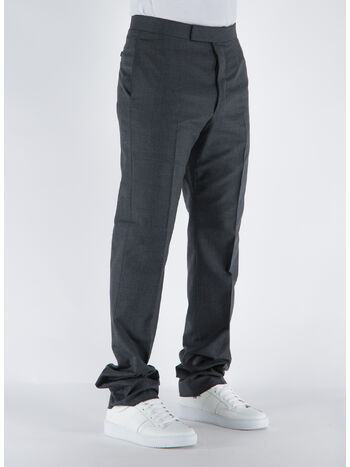 PANTALONE IN LANA, 025 GRIGIO, small