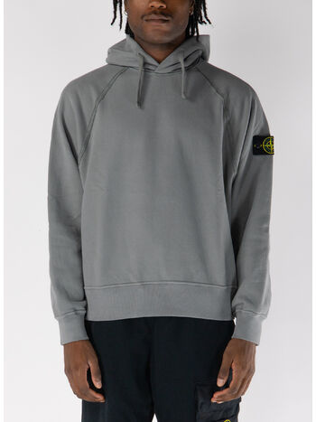 FELPA HOODIE BRUSHED ORGANIC COTTON FLEECE, V006B CEMENT, small