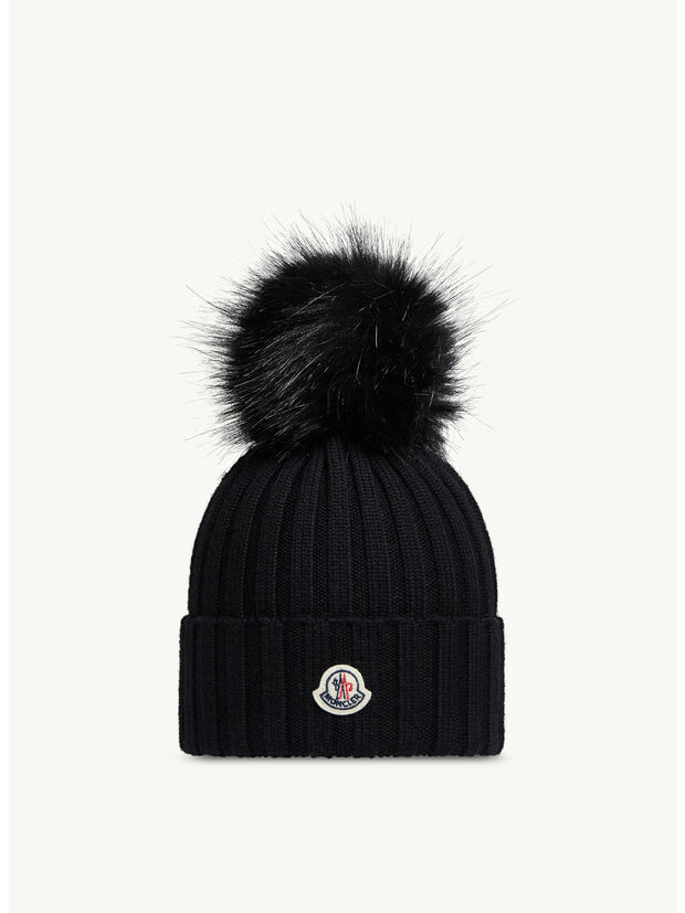 CAPPELLO IN MAGLIA CON PON PON, 999, large