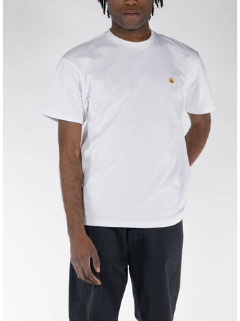 T-SHIRT CHASE, 00RXX WHITE/GOLD, small