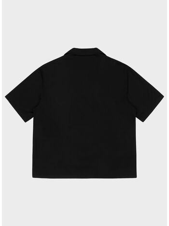 CAMICIA SS PAJAMA UNISEX, 0015 BLACK, small