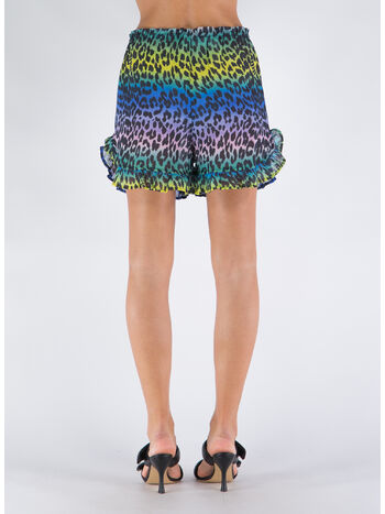 SHORTS LIGHT COTTON RUFFLE, 999 MULTICOLOR, small