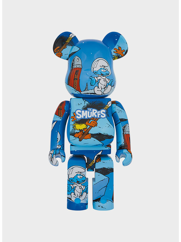 BEARBRICK 1000% THE SMURFS THE ASTROSMURF, SMURF, medium