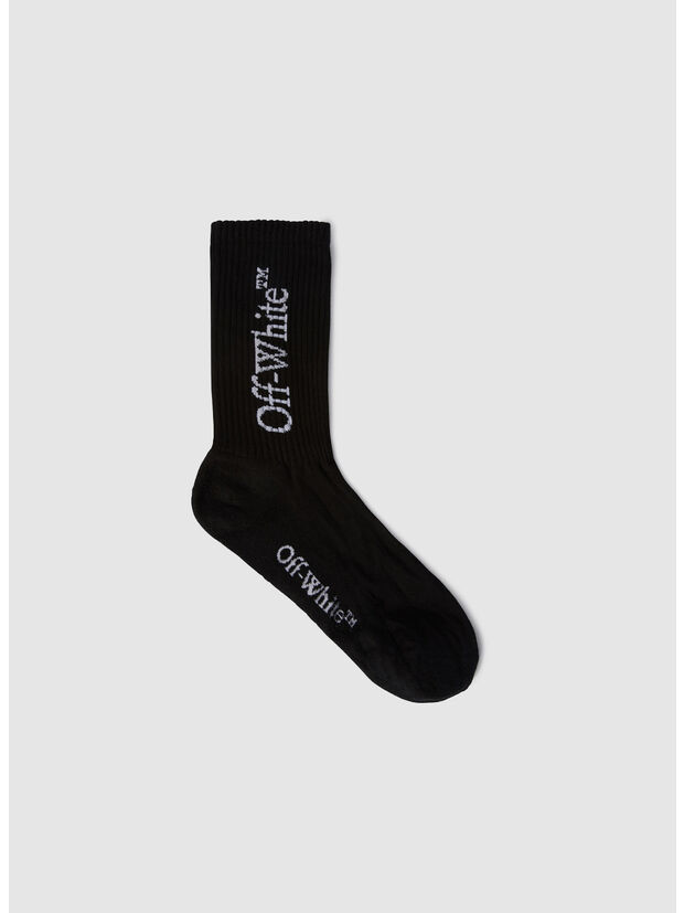 CALZINI MID BOOKISH, 1001 BLACK WHITE, large