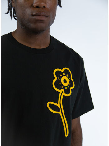 T-SHIRT RUE VIVIENNE OVERSIZE, 99J BLACK, small