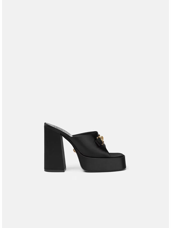 SCARPA MULE IN RASO, 1B00V, medium