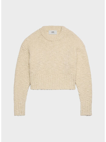MAGLIONE BRUSHED TEXTURED, 185 IVORY/185, small
