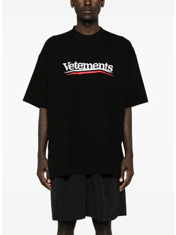 T-SHIRT CAMPAIGN LOGO, BLACK, small
