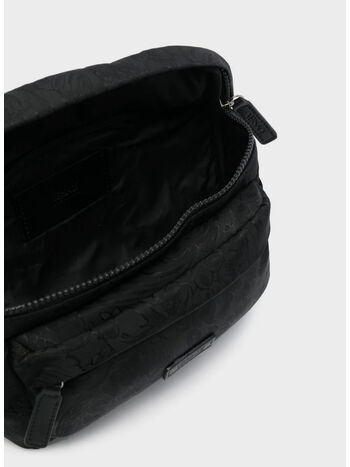 MARSUPIO SMALL NEO NYLON, 1B00E BLACK RUTHENIUM, small