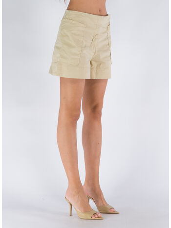 SHORTS WASHED COTTON CANVAS, 531 PALE KHAKI, small