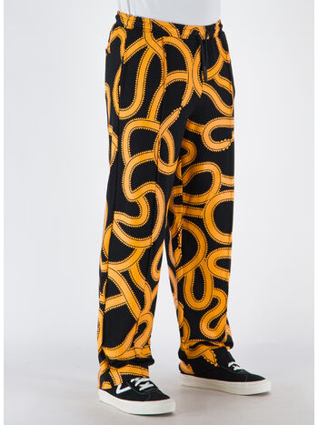 PANTALONE ALL OVER SNAKES TRACK, 1016 BLACK OCHE, small