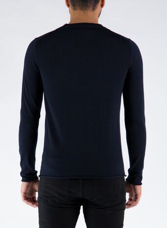 MAGLIONE CON SCOLLO A V, B, small