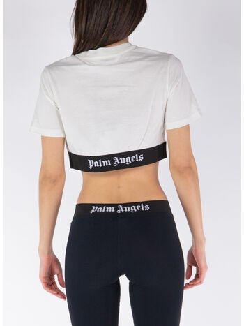 T-SHIRT CROP  LOGO TAPE, 0310, small