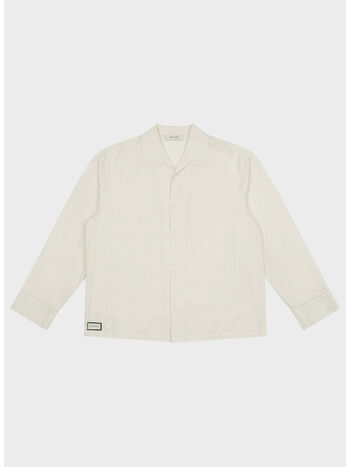 CAMICIA LS PAJAMA UNISEX, 0073 Off white, small