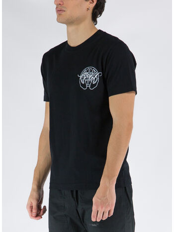 T-SHIRT HAND ARROW SLIM S/S TEE, 1001 BLACK WHITE, small