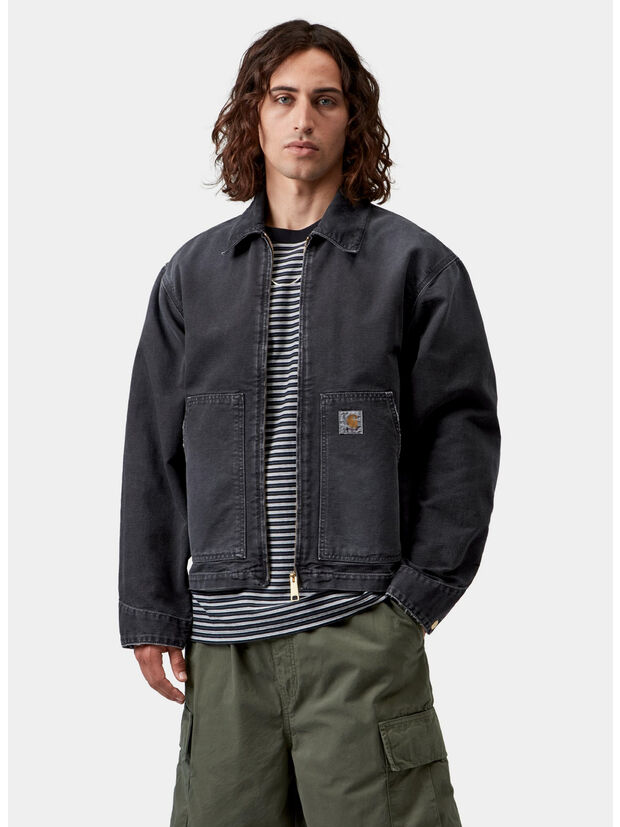 GIUBBOTTO  ARCAN, 00E17 Black / Black, destroy wash, large