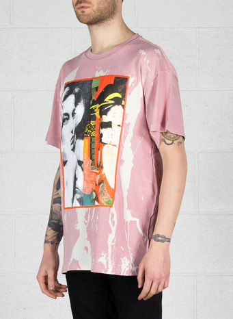 T-SHIRT JULIAN MOANA, PINK, small