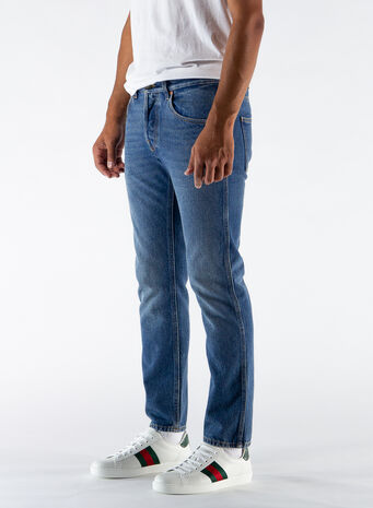 JEANS ADERENTI EFFETTO DELAVE, 4011, small