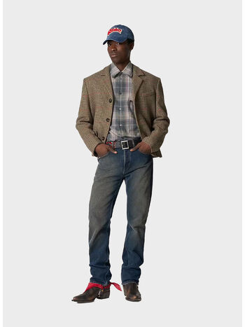 PANTALONE STRAIGHT PATRICK, 50100 BLUE, small