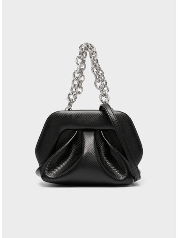 BORSA GEA APPLE SNAKE, BLACK, small