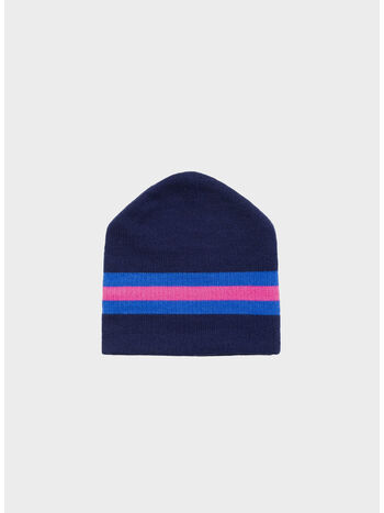 CAPPELLO STRIPE SKI BEANIE UNISEX, NAVY NAVY, small