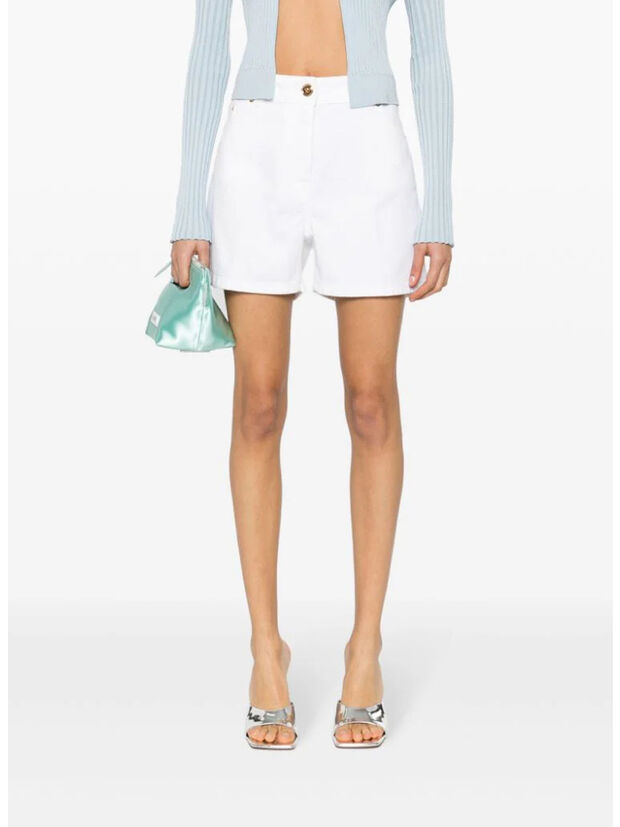 SHORTS DENIM SOFTENED, 1D110 WHITE, large