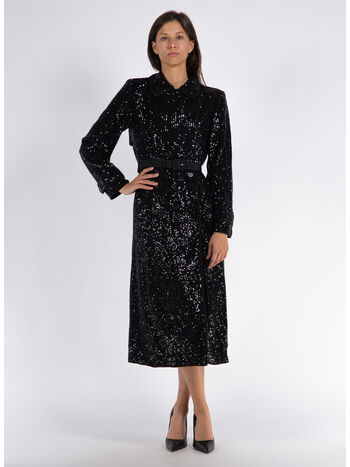 CAPPOTTO CON PAILLETTES, BLACK, small