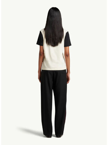 T-SHIRT MORNING, BLACK AND IVORY, small