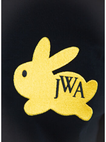T-SHIRT BUNNY EMBROIDERY LOGO, 999 BLACK, small