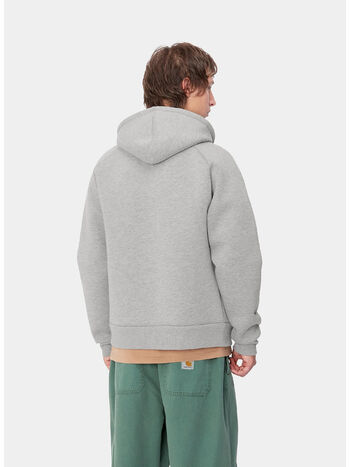 GIACCA CAR-LUX HOODED, 0GKXX GREY HEATHER/GREY, small