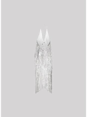 ABITO SEQUINS MINI FRINGE, 11-0601 BRIGHT WHITE, small