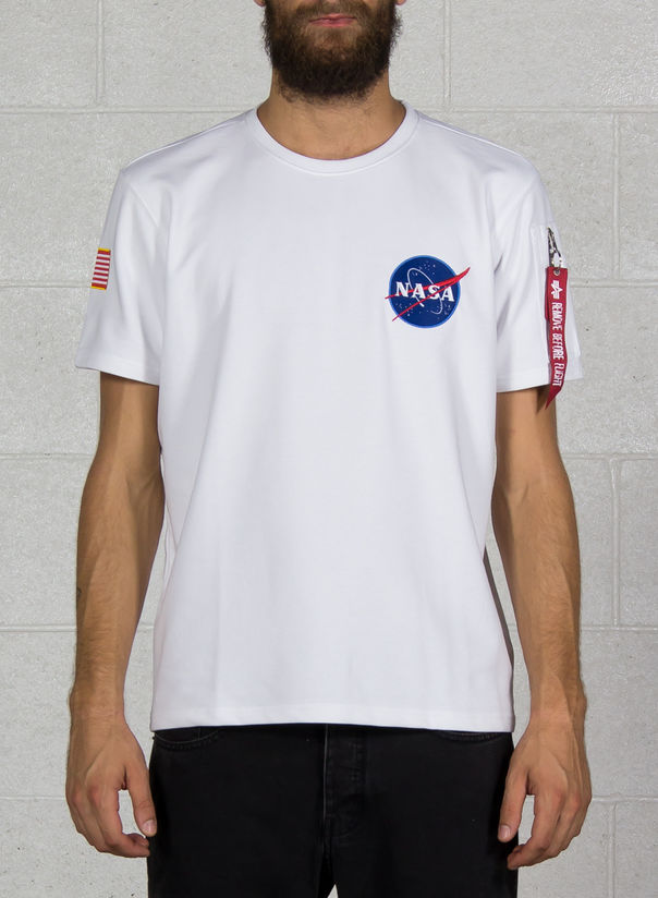 M T-SHIRT NASA HEAVY T I18, 09WHITE, large