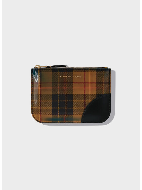 PORTAFOGLIO LENTICULAR TARTAN UNISEX, YELLOW/GREEN, medium