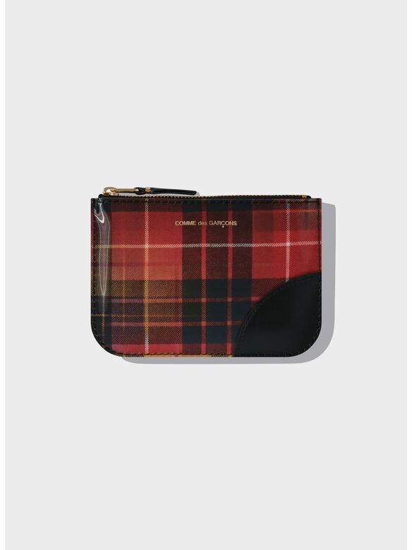 PORTAFOGLIO LENTICULAR TARTAN UNISEX, RED/YELLOW, medium