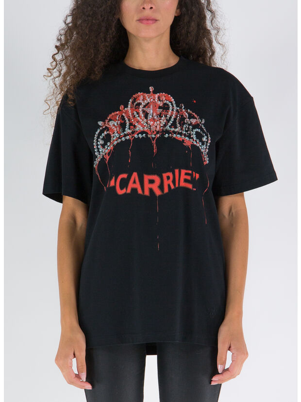 T-SHIRT CARRIE, 999 BLACK, large