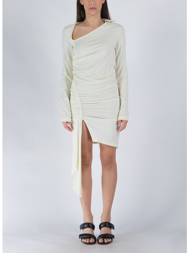 ABITO DRAPPED, 0400 WHITE, large