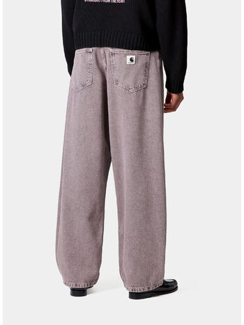 PANTALONE BRANDON, 2W6GD BLACK/HORTENSIAGARMENTDYED, small