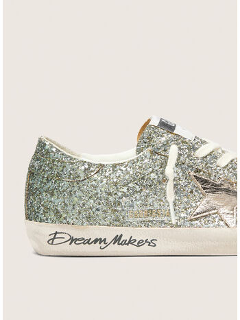 SCARPA SUPER STAR GLITTER UPPER, 65224 PLATINUM/GREEN, small