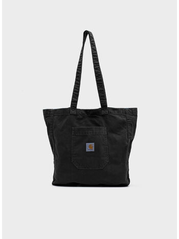 BORSA GARRISON TOTE, 894J BLACK/STONE DYED, small