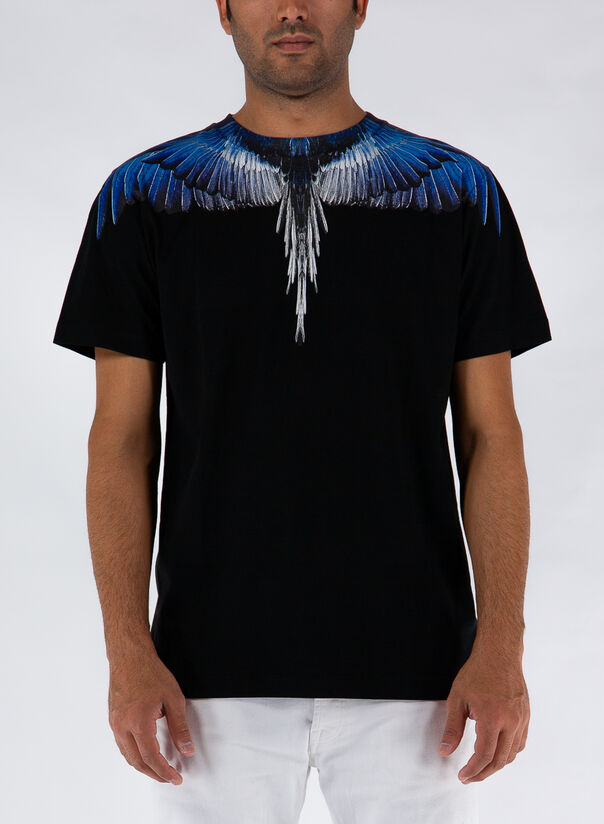 T-SHIRT WINGS, 1045BLACKBLUE, large