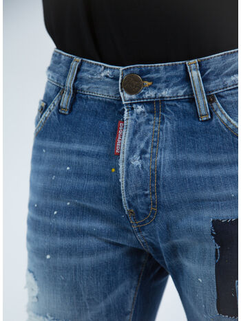 JEANS COOL GUY PATCH STRETCH DENIM, , small
