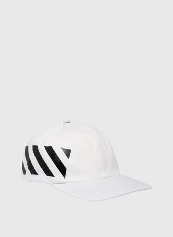 CAPPELLO DIAG, WHITE/BLACK, small