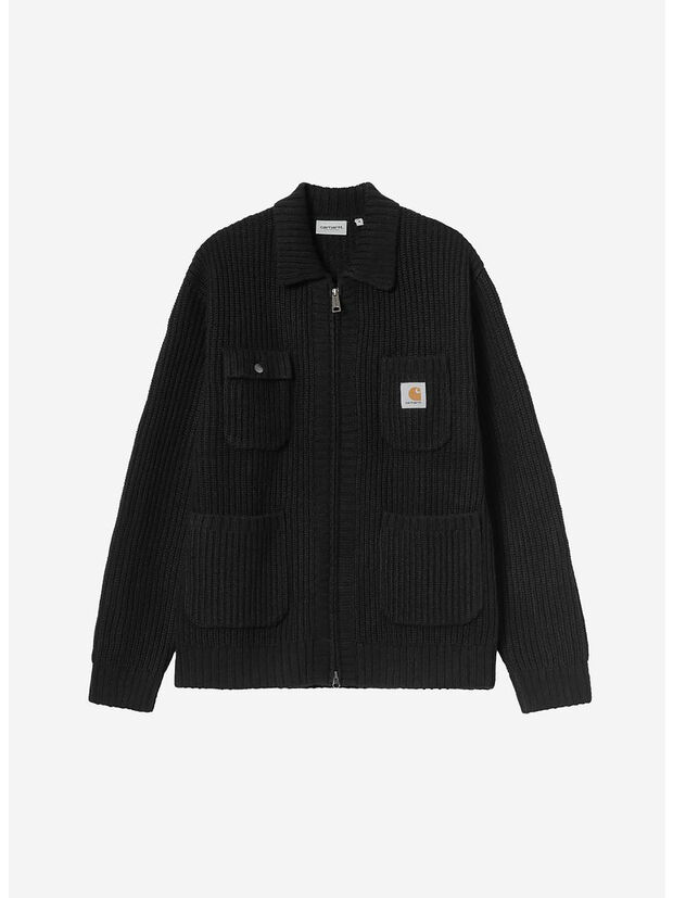 GIACCA CHORE KNIT, 89XX BLACK, large