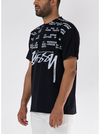 T-SHIRT LOCATIONS PIG. DYED, BLACK, small