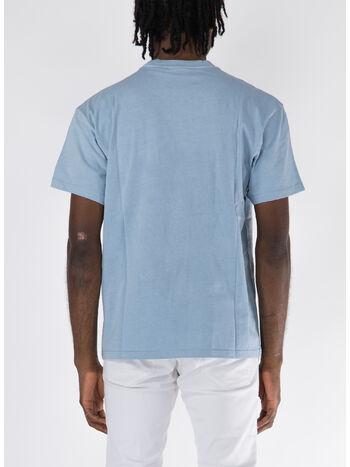 T-SHIRT DUSTER SCRIPT, 0W9GD MISTY SKY, small