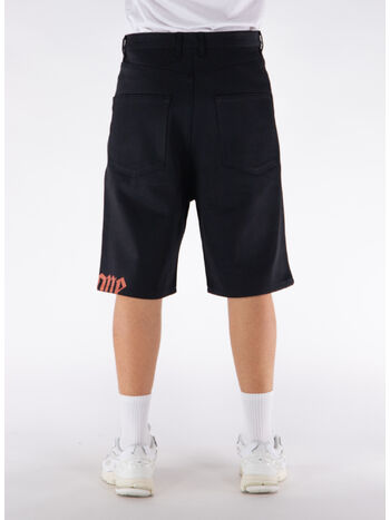 SHORTS GREIGE DENIM, BLACK, small