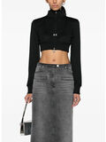 FELPA MAXI RIB TRACKSUIT CROPPED, 9999 BLACK, thumb